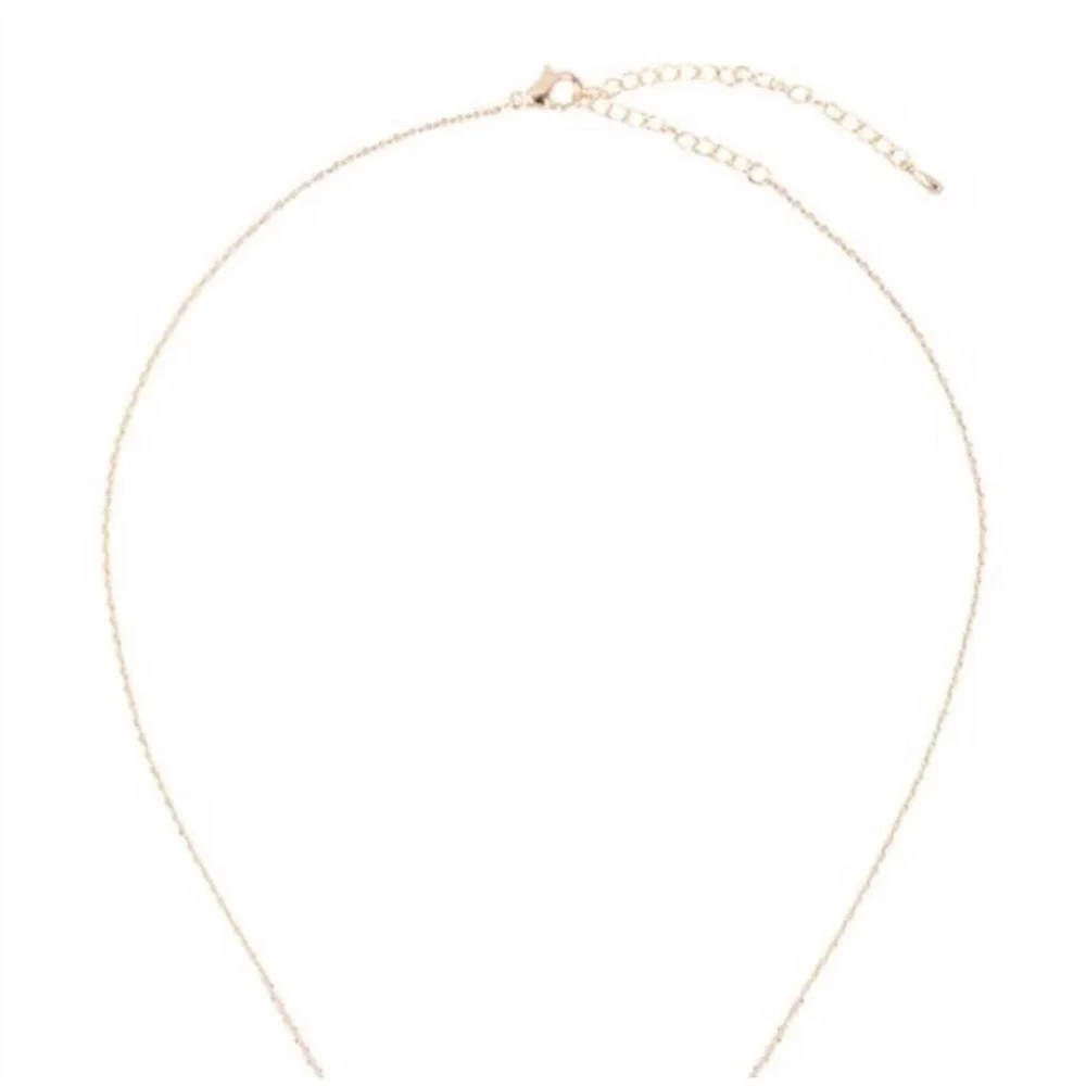 1 LEFT! Starburst Dangle Dainty Womenβs Cute Gold Toned Everyday Necklace - Picture 5 of 5